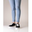 Suny Anna Kern 7010 Comfortabele Zwarte Nappa Sneakers van leer