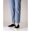 Suny Anna Kern 7015 Suede Zwarte Danssneakers met een veelzeidig design