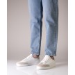 Suny Anna Kern 7020 Suede Wit-Beige Danssneakers voor dames
