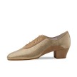 Anna Kern Brienne Goud Dames oefen dansschoenen met een lage hak