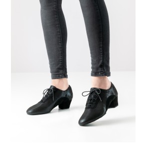 Anna Kern Brienne Zwart Dames oefen dansschoenen met veters