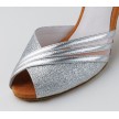 Anna Kern Christelle Zilver Dames oefen dansschoenen met een open neus