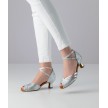 Anna Kern Christelle Zilver Dames oefen dansschoenen met glitterstof