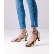 Anna Kern Corinne Dames oefen dansschoenen met een drukknoopsluiting
