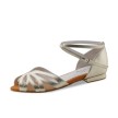 Anna Kern Margo Goud Dames oefen dansschoenen met 1cm hak