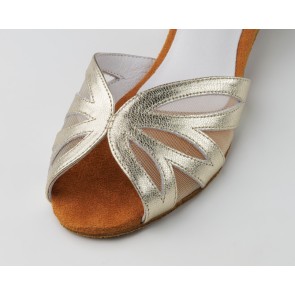 Anna Kern Margo Goud Dames oefen dansschoenen met een open neus