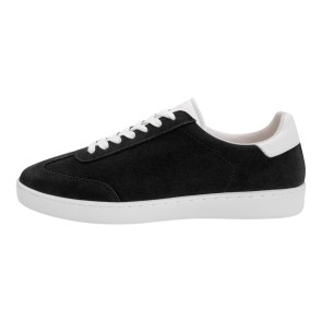 Suny Anna Kern 7415 Suède Zwarte Danssneakers met Volledig Zool