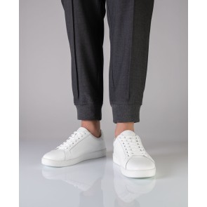 Suny Anna Kern 7425 Witte Nappa Leer Sneakers met een doorlopende zool