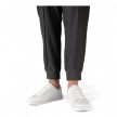 Suny Anna Kern 7425 Witte Nappa Leer Sneakers met volledige zool met een brede tussenzool