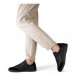 Suny Anna Kern 7430 Zwarte Nappa Leer Sneakers met volledige zool geschikt voor salsa jazz ballroom bachata