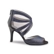Anna Kern 766-75 dames dansschoenen met hoge hak blauw