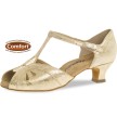 Diamant 019-011-017 dames latin dansschoenen goud