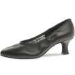 Diamant 069-068-034 dames ballroom dansschoenen zwart elastiek 