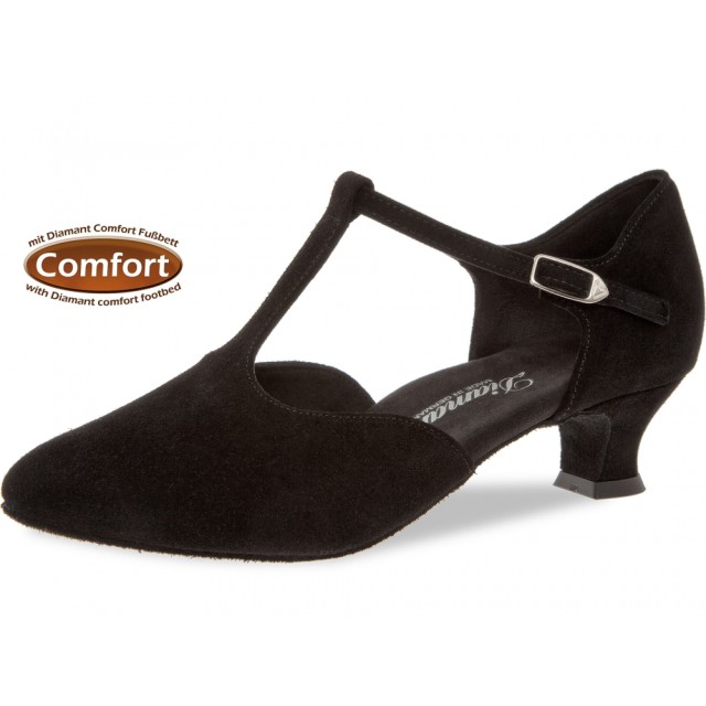 Diamant 053-014-001 dames ballroomschoenen zwart