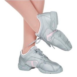Capezio Tekno-lo dames Zilver