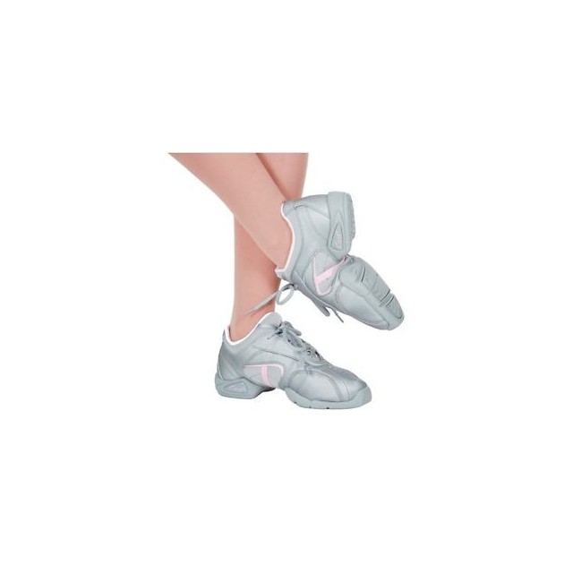 Capezio Tekno-lo dames Zilver