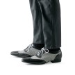 Nueva Epoca Mambo Herenschoen zwart witte dansschoenen voor tango salsa en social dansen