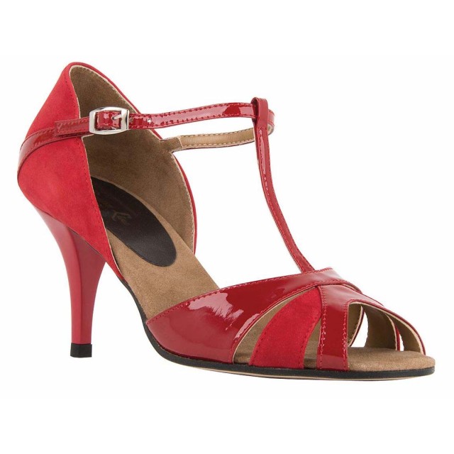 Rumpf Premium Line rode dansschoenen voor dames 9155