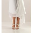 Werner Kern July suede zool dames bruidsschoenen dansschoenen open neusje met bandjes
