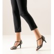 Nueva Epoca Alexia Dansschoenen voor Dames donkergrijs suede t-bandje stevigheid