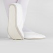 Rumpf gymnastiekschoenen wit zijkant en onderkant 1031