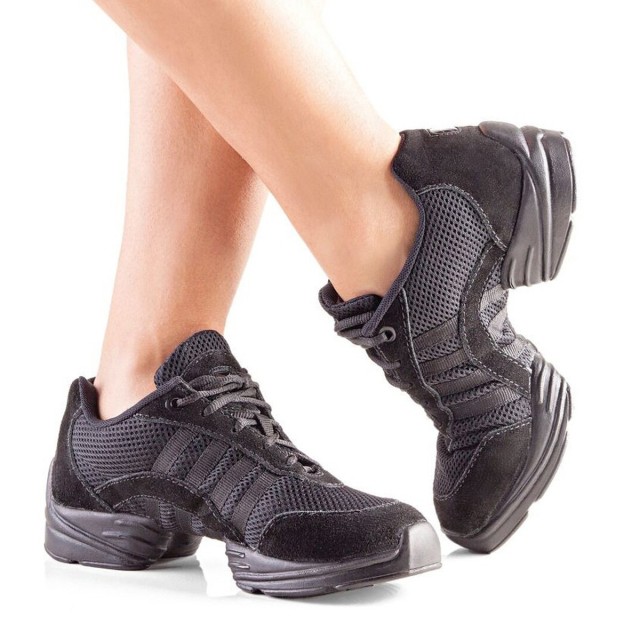So Danca DK70 Zwarte Danssneaker met Splitzool voor Dames