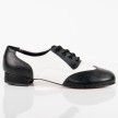 Zwart Witte character dansschoenen voor dames SoDanca CH95