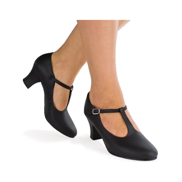 So Danca Character Dansschoenen CH54 5cm hakje - Leer