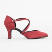 SoDanca Dansschoenen BL156 met een gescheiden zool rood