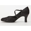 SoDanca Dansschoenen BL504 met een hoge hak en een kruisbandje