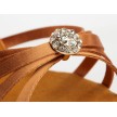 Supadance 1064 dames dansschoenen brons detail