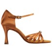 Supadance 1064 dames dansschoenen brons zijkant