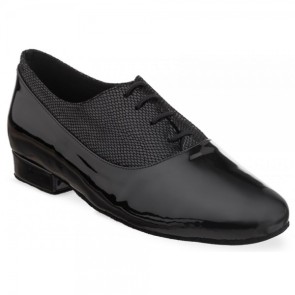 Rummos Elite Martin 035 052 zwarte dansschoenen voor Heren - Lakleer en slangenprint