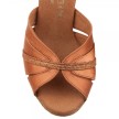 Rummos R505 048 138 Brons kleurige satijnen salsaschoenen met open teen