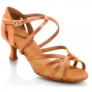 Rummos R368 Dames Latin Dansschoenen Satijn