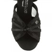 Rummos R368 latin dansschoenen zwart met open teen