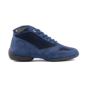 Portdance PD960 Premium Hoge Nubuck Danssneakers Blauw