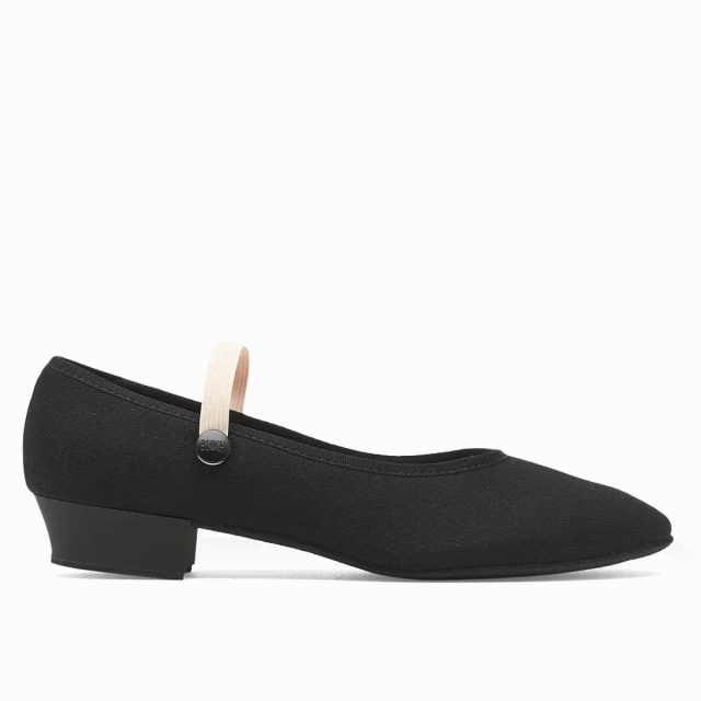 Bloch S0326GU canvas character schoenen elastische band zijkant