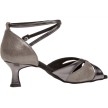 Diamant 141-077-466 latin schoenen voor dames zilver zijkant