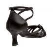 Diamant 109-077-091 dansschoenen voor dames zwart satijn 