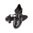 Diamant 113-009-034 dansschoenen voor dames zwart leer 