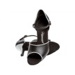 Diamant 153-058-027 dansschoenen voor dames zwart bandje over wreef 