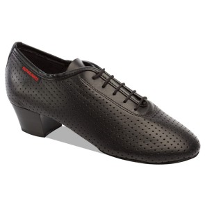 Supadance 1326 dames dansschoenen trainer leer zwart