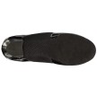 Supadance Latin dansschoenen elastische sluiting zwart suede zool 