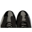 Supadance Latin dansschoenen elastische sluiting zwart neus 