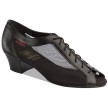 Supadance 3124 dames trainingsschoenen open teen mesh zwart