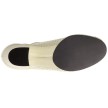 Supadance 3124 dames dansschoenen vetersluiting leer beige suede zool 