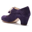 Rumpf Flamenco dansschoen donker paars suede voor dames 2333 Morao