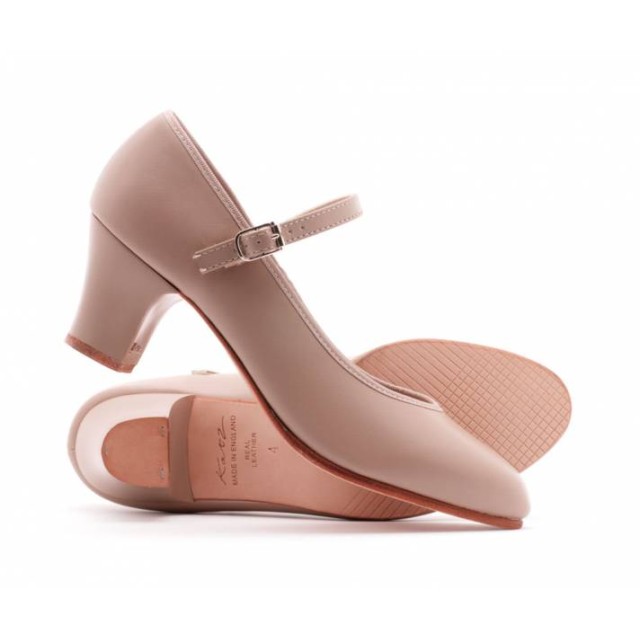 Katz Dames Character Dansschoenen met Lederen zool Showtime Stage ZLSTS beige