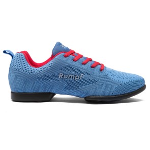 Rumpf Zuma RU1566 Lichtblauwe Danssneakers met Kunststof Splitzool